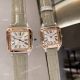 Low Price Replica Cartier Santos-dumont watches 2-Tone Rose Gold Silver Dial (2)_th.jpg